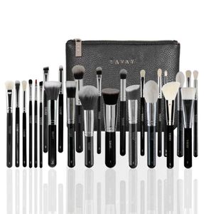 Yavay 25pcs Pennelli Makeup Brushes Set Professional Blending Premium Artiste Yavay En cuir Maquillage Tools Cosmetic Brush Tools9965333