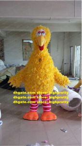 Jaune grand oiseau mascotte Costume adulte personnage de dessin animé tenue Costume Cosplays Costume Willmigerl sillonnant pour la location zz7712