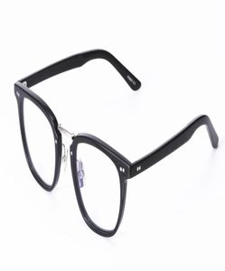 Amarillo más diseñador de marca vintage Titanium Men Gasses Frames Eyeglasses ópticos Marco de cómodos recetados Lente transparente Glas9404646