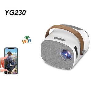YG230 LED projecteurs portables écran d'affichage projecteur de films à domicile 1080P pris en charge Projection vidéo de téléphone portable