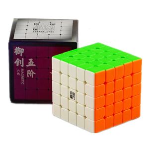 YJ Yuchuang V2M 5x5 Cubo mágico magnético Rompecabezas mágico V2 M Yongjun Profesional 5x5 Imanes Cubo de velocidad Juguetes educativos 231019