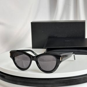 YLS SL506 gafas de sol de versión alta sitio web oficial 1:1 ojo de gato gafas de montura pequeña gafas de sol clásicas con montura apretada para mujer