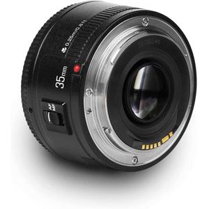 YN35mm F2 Lens for Canon EF Mount EOS Camera - High Quality Wide-Angle Fixed / Prime Auto Focus Lens avec Capacités AF / MF