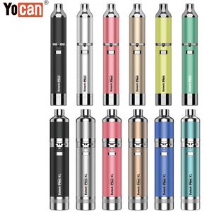 Yocan Evolve Plus XL E-sigarettenset 1400 mAh Droge kruidenverdamper Wax Dab Quad Coil Verstelbare spanning Vape-pen 6 kleuren 100% authentiek