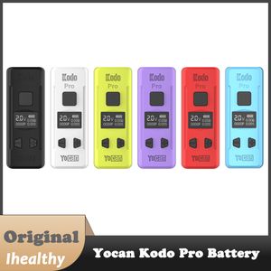 Yocan Kodo Pro 510 Batterie mod Construit en batterie 400mAh Type-C 510 Fil 10s préchauffer Cigarette électroniqueVaporiseur avec écran OLED