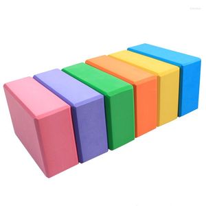 Blocs de yoga 5 couleurs Pilates EVA Block Brick Sports Exercise Gym Foam Workout Stretching Aid Body Shaping