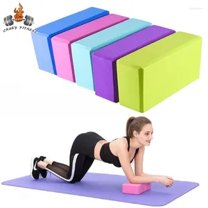 Blocs de Yoga EVA bloc Gym mousse brique entraînement exercice Fitness outil oreiller coussin étirement corps façonnage danse divise jambe Pres