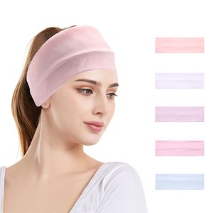 Yoga Bandes De Cheveux Femmes Yoga Sport Sweat Bandeau De Mode 4 Voies Tissu Extensible Doux Turban Filles Bandes De Cheveux Accessoires 230605