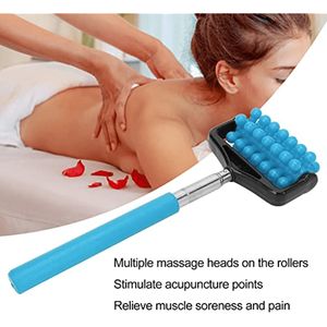 Bâton de Massage de Yoga pour hommes et femmes, outil de Massage corporel granulaire, rouleau télescopique, maison, cou, jambes, dos du corps