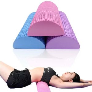 Tapis de yoga 30 ou 45 cm demi-rond EVA Massage Foam Roller - Yoga Pilates Fitness Blocks Pad Yoga Blocks avec massage à point flottant 231208