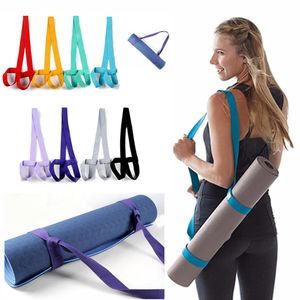 Tapis de yoga Mat Sling Bretelles réglables Ceinture Épaule Exercice Stretch Fitness Equiment 230606