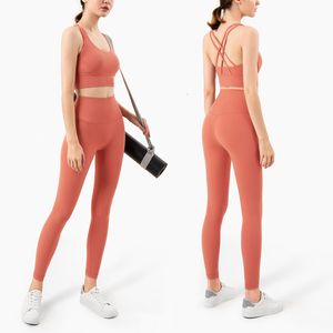 Yoga Outfits Vnazvnasi Set Leggings And Tops Fitness Sports Suits Gym Clothing Bra Seamless Running Women Pant 230406