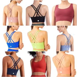 Yoga Set Summer Vest Girl's Running Sports Bra Womens Casual Adult Sportswear Sportswear Gym Sports and Fitness Clothing Elastic