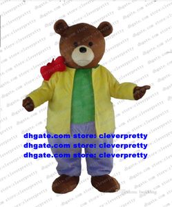 Yogi ours mascotte Costume adulte personnage de dessin animé tenue Costume Parents-enfant campagne anniversaire célébrations zx2919