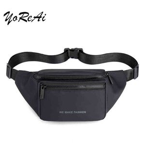 Yorai Men Trendy Waist Bag Fashion Casual Chest Bags New Outdoor Sports Shoulder Bag Paquete con cremallera Teléfono móvil Paquete de almacenamiento J220705