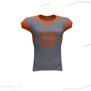 Hommes Femmes Jeunes Enfants Orange Football Jersey Personnaliser Vert Blanc Bleu Cousu Chemise Broderie Nom S-XXXL A05