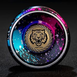 Yoyo Cool Tiger Magicyoyo Butterfly Professional Yoyo Unresponsive Competition Yoyo Aviation Aleación de aluminio Yoyo Toys para niños 230303