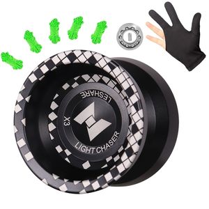 Yoyo LIGHT R X3 Competitivo YoYo Aleación para principiantes Fácil de devolver y practicar trucos con cuerdas de guantes 230612