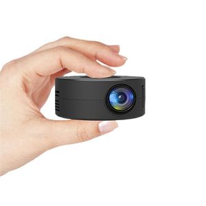 Mini proyector YT200, reproductor multimedia LED para el hogar, proyectores portátiles de Audio de 320X180 píxeles, compatible con proyector de vídeo USB de 1080P