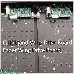 Yuer Mayor Dj Equipment Command Wing and Fader Wing Drive PCB Board DMX512 Partido de la etapa DJ DISCO Lights LED LEDING