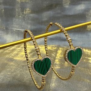 Yumm – boucles d'oreilles imitation Malachite en argent Sterling S925, bijoux de luxe légers et personnalisés, cadeau de Festival pour femmes
