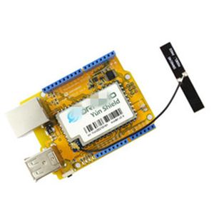 Livraison gratuite Yun v2.4 pour Mega2560 Linux WiFi Ethernet USB Internet Kit de bricolage tout-en-un Open Source