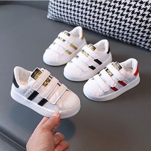 Zapatillas Kid Design White Sneakers Toddlers Girl Boy Mesh Breathable Casual Sport Shoes Kid Tennis 26Y Skate Shoe Girls 240423