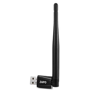 ZAPO RTL8188 Adaptateur WiFi USB 150M Routeur réseau portable 2,4 GHz