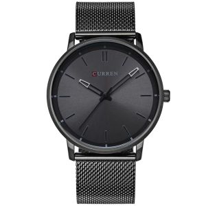 ZDR-2022 marque de luxe CURREN montres hommes mode acier inoxydable bracelet en maille Quartz-montre Ultra mince cadran horloge relogio masculino cadeaux