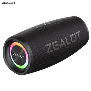 ZEALOT S56 Bluetooth Ser 40W Output tooth with Excellent Bass Performace IPX6 Waterproof Camping Outdoor 240125