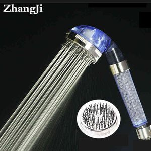 Zhangji adecuado para mujeres ajustable 3Jetting cabezal de ducha de alta presión SPA filtro mango ahorro de agua peine masaje cabezal de ducha H1209