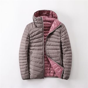 ZITY Femmes S Vestes Ultra Mince Vers Le Bas Veste Femmes Automne Hiver Chaud Manteau Vestes Pour Femmes Deux Côté Parka Femme Veste 201029