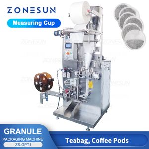 Machine de conditionnement automatique de sachets de thé ZONESUN Poudre de granulés Feuilles de thé Grains de café Ligne de production de remplissage et de scellement ZS-GPT1