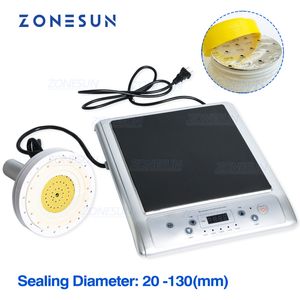 Sceller à induction de zonesun GLF-500L Micro-ordinateur à main électromagnétique à induction continu en aluminium Cap