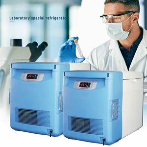 ZZKD Suministros de laboratorio 20L 0.7cu ft -86 Celsius Refrigerador de almacenamiento de muestras de laboratorio de ultra baja temperatura portátil 220V