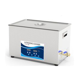 ZZKD Lab Supplies 30L Nettoyeur à ultrasons Efficace Multifonction Laboratoire Extraction Séparation Machine à ultrasons Enlèvement de la rouille avec panier en acier inoxydable