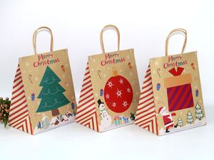 (10 Pcs / Lot) Sacs Favor Décoration de Noël de sacs de boîte de cadeau de Noël pour les sacs d'arbre de Noël et du shopping douche nuptiale Party