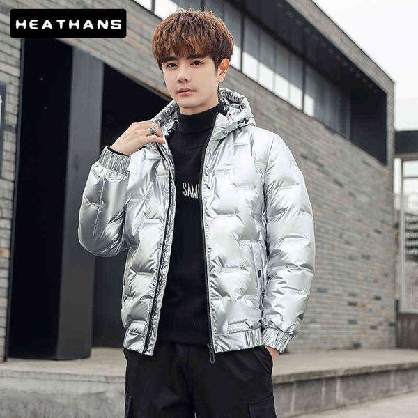 -15 Degrés Manteau D'hiver Hommes Nouveaux Parkas Grandes Poches Casual Homme Veste À Capuche Solide Couleur Hommes Coupe-Vent Vêtements Outwear Top 3XL G1115