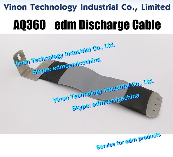 3088159 Câble de décharge court AQ360 edm pour position inférieure (1), câble de décharge de ruban AQ360LX inférieur MW500233B pour machines edm Sodic