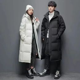 -20 ° C Chaqueta de plumón Hombres Chaquetas largas Invierno Cálido Ligero Pato blanco Abajo Abrigos Hombres Streetwear Abrigos Ropa de mujer 231220