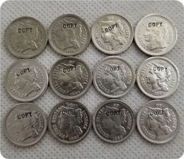 (26pcs) Een set van de VS Drie cent nikkel 1865-1889 Copy Coins Home Metal Crafts Speciale geschenken