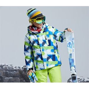 -30 Kinderen Merk Ski Jas Jongen Meisje Kinderen Skiën en Snowboarden Waterdichte Buitensportkleding Tiener 12 14 211027