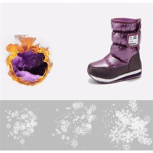 -30 graden Rusland Winter Warm Baby schoenen Fashion Waterdichte kinderschoenen Girls Boys Snow Boots Kinderschoenen Rainboots LJ201203