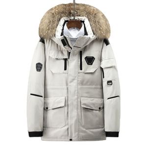 -30 Degré Hiver Couple Puffer Veste Femmes Épaissir Chaud 90% Blanc Duvet de Canard Vestes Hommes Imperméable Brillant Parka Manteau De Mode 211214