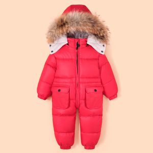 -30 traje de nieve de invierno para niños rusos 2020, ropa para niños, traje para niño, chaqueta impermeable para bebé, ropa para niña, abrigo de 1 a 4 años