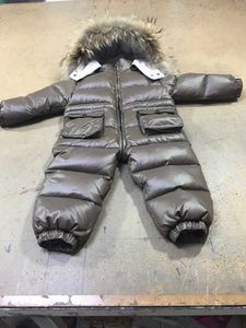 -30 Russische kinderen Winter Snowsuit 2021 Kinderkleding Suit Boy Waterdichte Down Jacket voor Baby Meisje Kleding 1-4 Jaar Overjas H0909