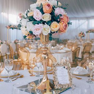 (40 cm à 100 cm de haut) support de Vase en acrylique pour centres de table de mariage, grands centres de table de mariage, support à fleurs en colonne transparente 454