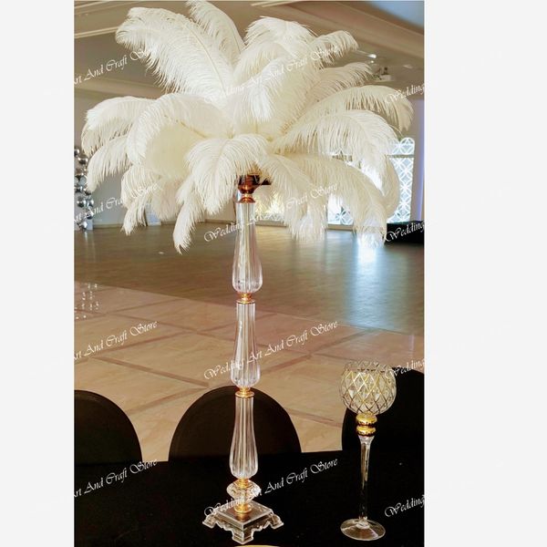 (40 cm a 100 cm de alto) Decoraciones de boda de Metal dorado alto, soporte de bola de flores, centros de mesa para fondo de boda 646