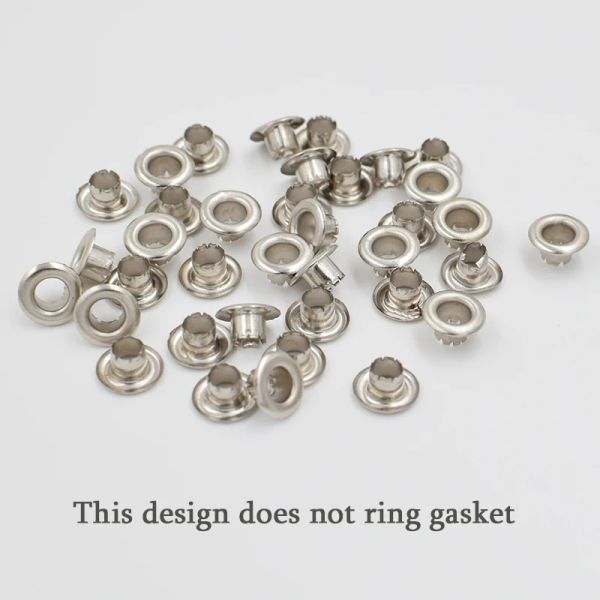 (500 pièces / lot) Diamètre intérieur 5 mm Eyelets de métaux Cracking Buttons Sacs Decoratives Troles Boucle Rivet