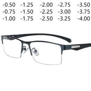 -75 -100 125 Myopia -bril Optische bril Mannen Recept glazen aangepaste astigmatisme Hyperopie Kleur Veranderend in zonlicht 240425
